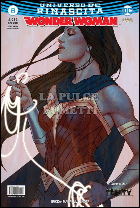 SUPERMAN L'UOMO D'ACCIAIO #    40 - WONDER WOMAN 8 - RINASCITA